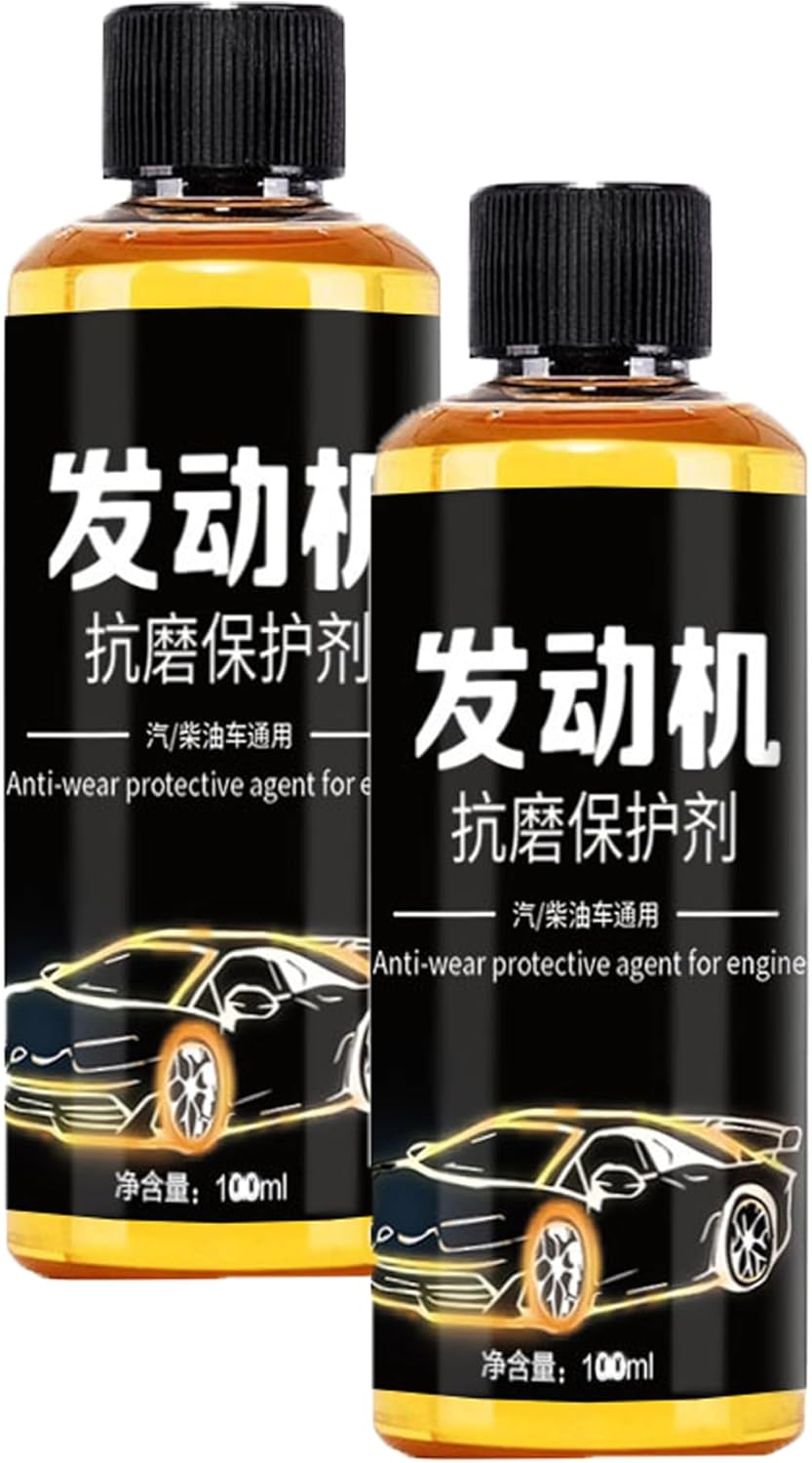 Patiyu Anti-Wear Engine Treatment Oil Additive, Easy Application and Long-Lasting Effects, Patiyu Fuel Additive, A Convenient Addition to Your Vehicle Maintenance Routine (2pcs)