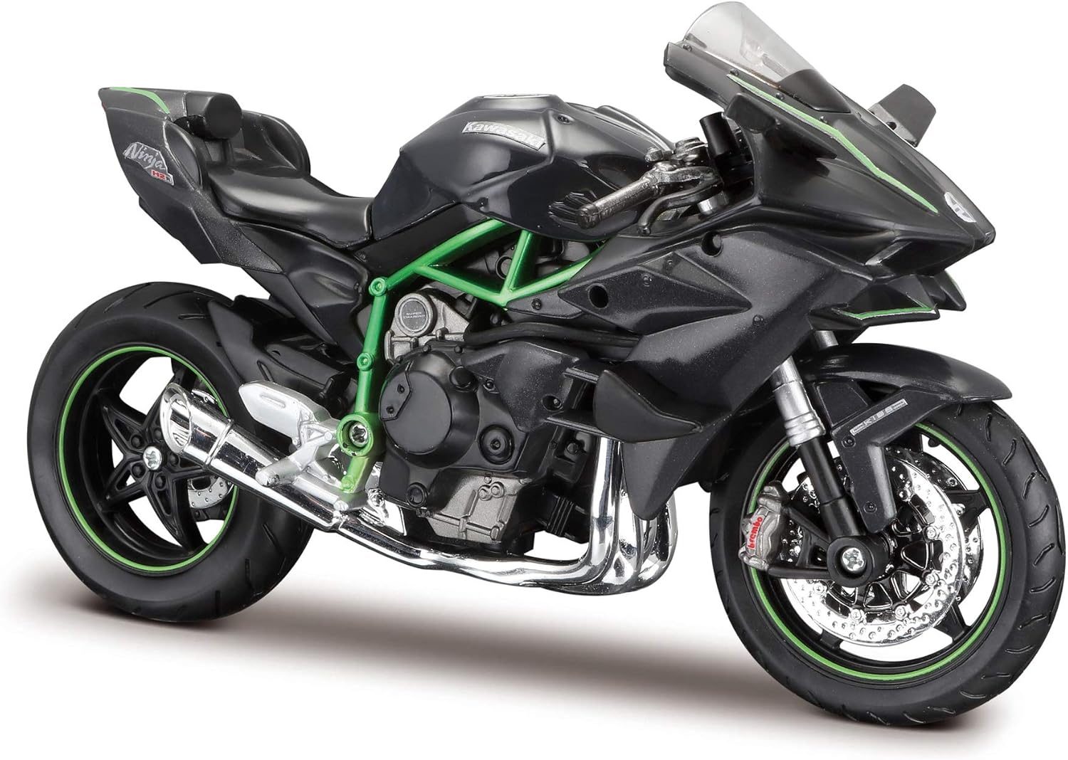 Maisto Kawasaki Ninja H2R Motorbike Build-it-Yourself Die-Cast Model Kit - 1:12 Scale, Assorted Designs and Colours