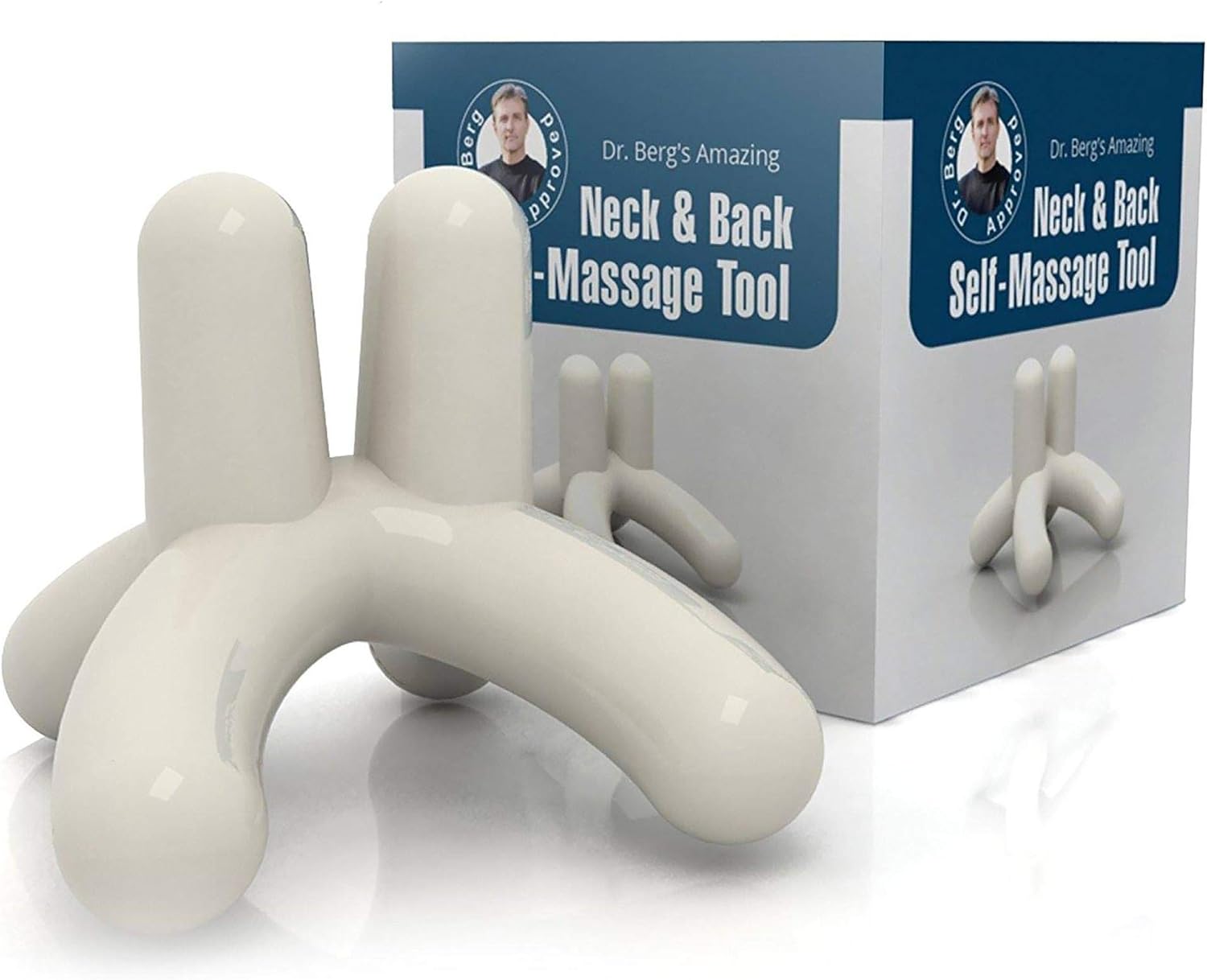Dr. Berg Body, Neck & Back Self-Massage Tool - Comes with an Instructions Manual & Access to How-to Online Videos