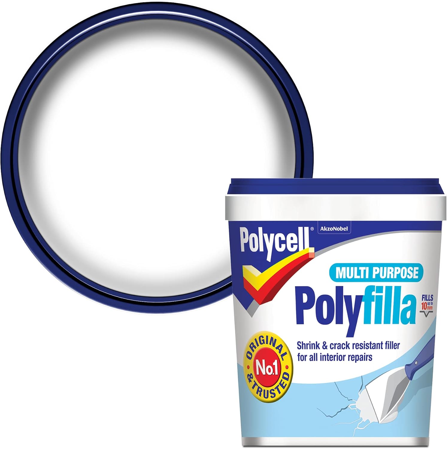 Polycell Multi Purpose Polyfilla - Ready Mixed 1KG