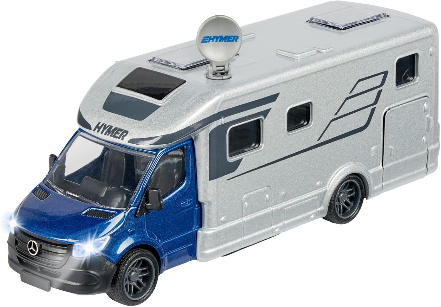 Majorette Grand Series City Hymer B-Class 780T Camper Die-Cast Toy - Larger 1:43 Scale Model - Batteries Included