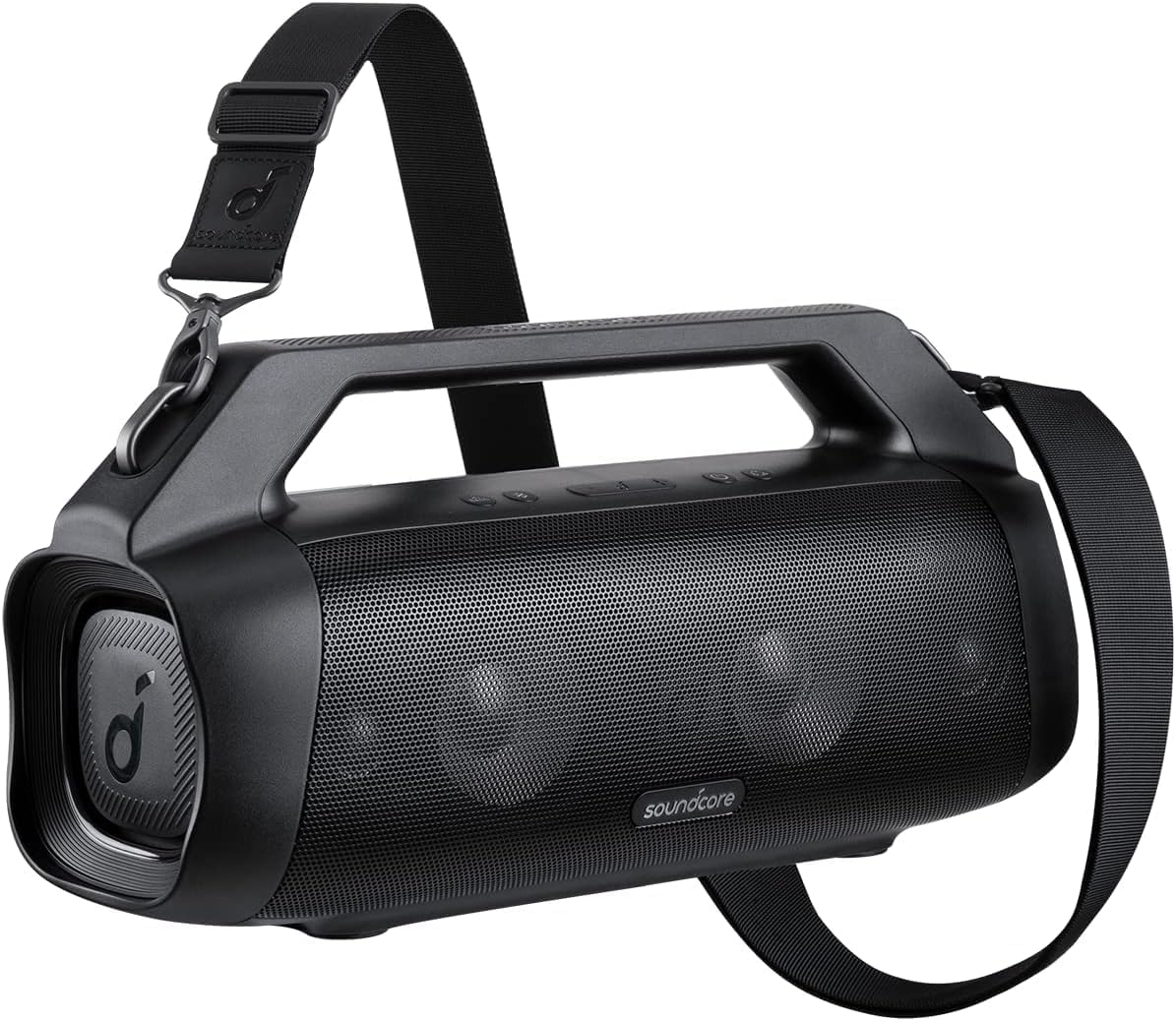 Soundcore Anker Motion Boom Plus IP67 Outdoor Speaker with 80W Stereo Sound, Black