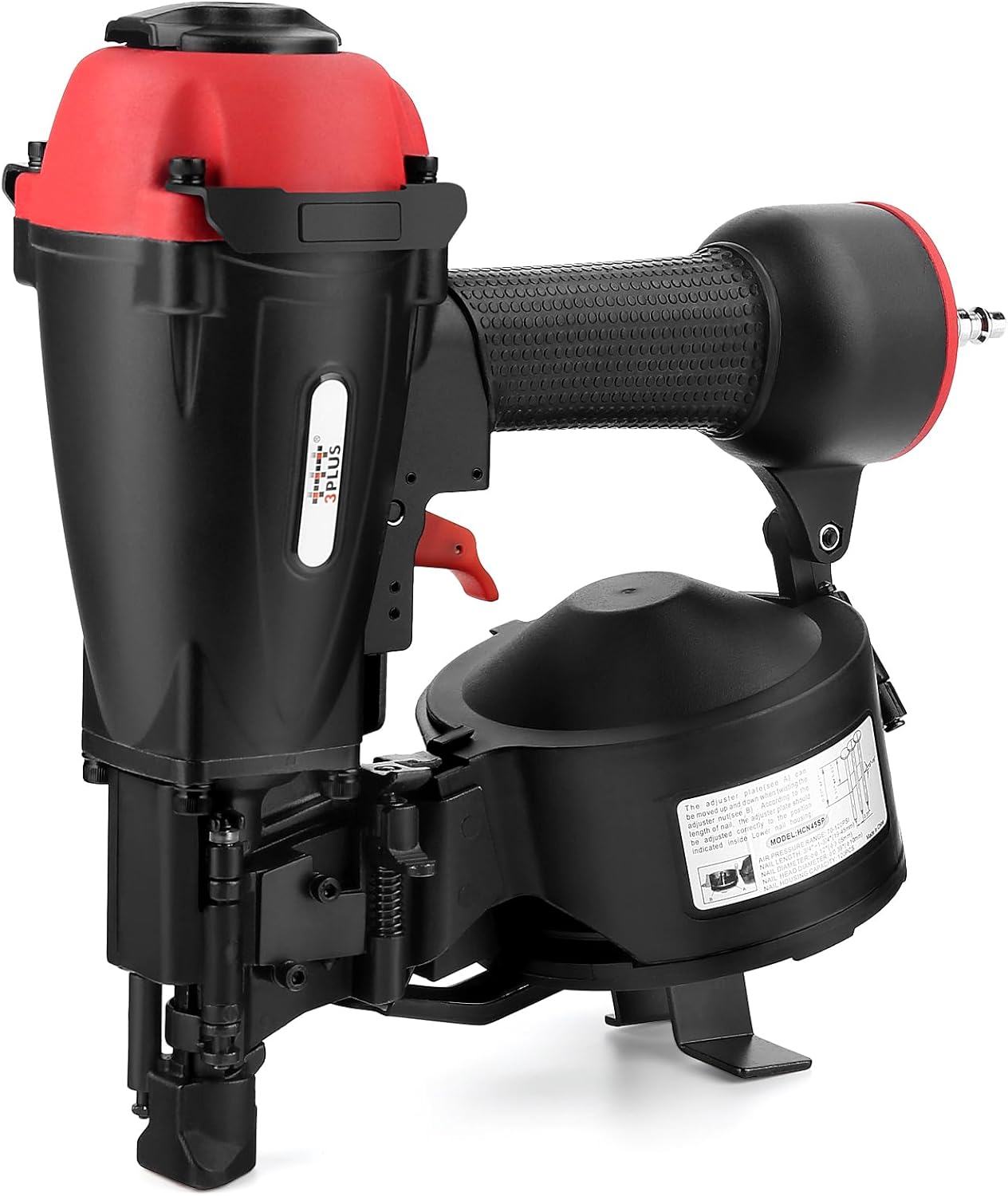 3 Plus HCN45SP 11 Gauge 15 Degree 3/4-1-3/4 Coil Roofing Nailer by 3Plus