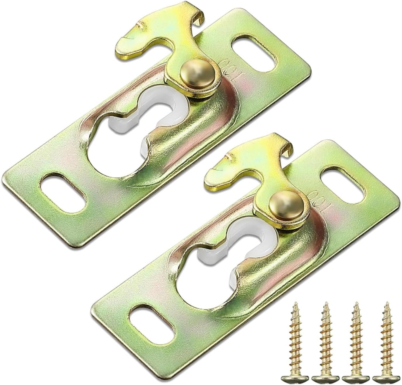 Pocket Door Hardware Kit, Sliding RV Door Hardware, RV Sliding Door Assembly Sliding Door Hanger, Pocket Door Rollers Connection Plate, RV Sliding Door Hardware(1 Set)
