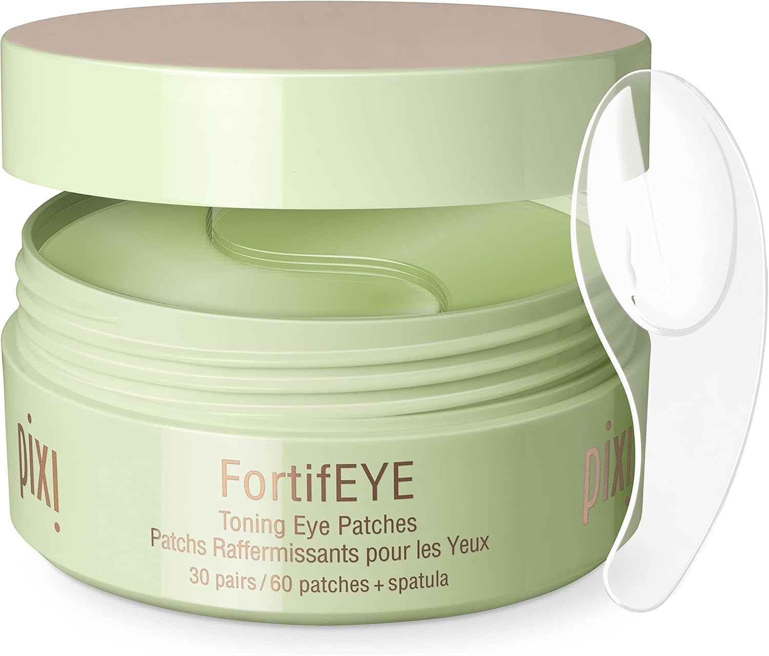 Pixi FortifEYE Firming Hydrogel Under-Eye Patches, Collagen Patches For Under Eyes, Energize & Tone Eye Area, 30 Pairs / 60 Patches