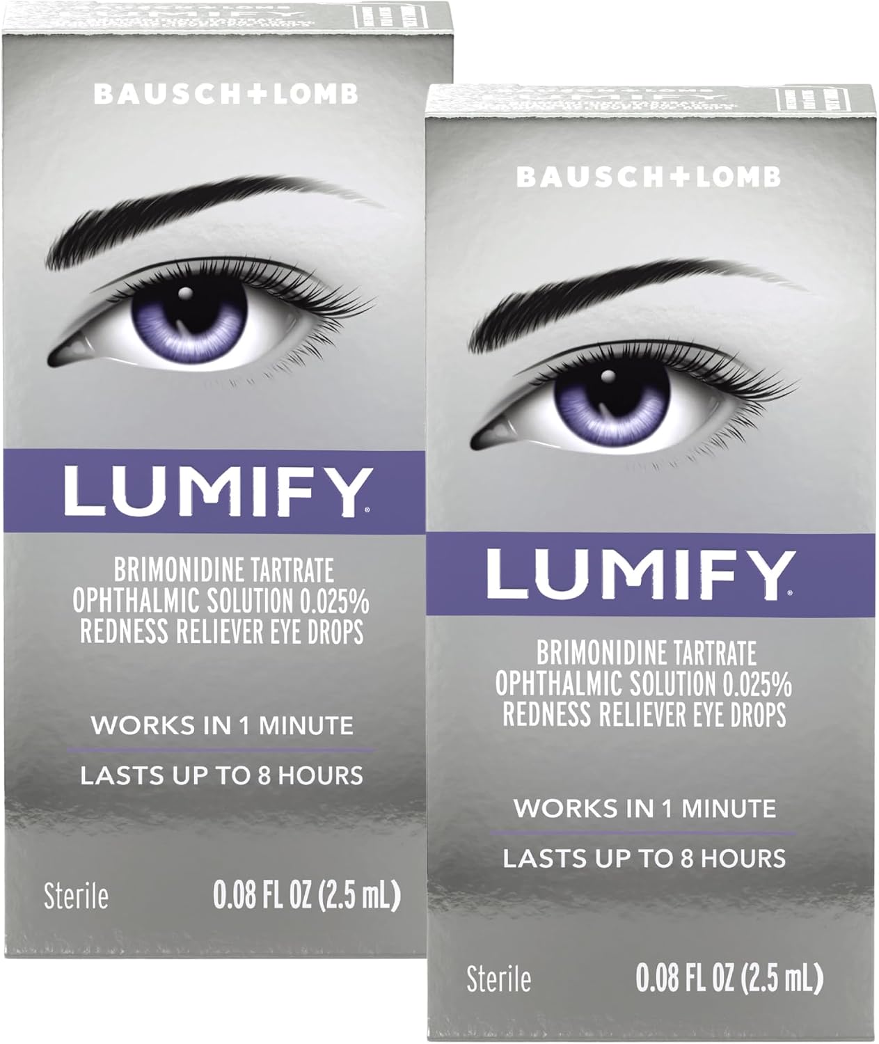 Lumify, Eye Drops, 7.5 mL (Pack of 2)