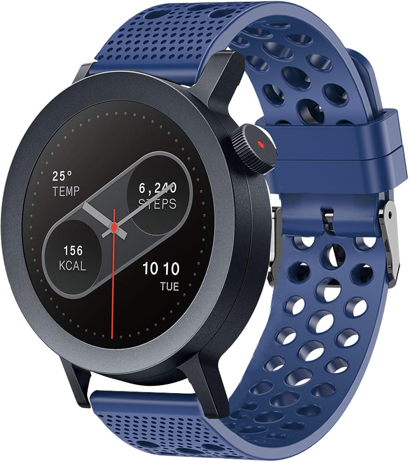 Silicone Replacement Wristbands - Sport Strap with Metal Buckle Compatible with CMF Watch, Watch Pro Smartwatch