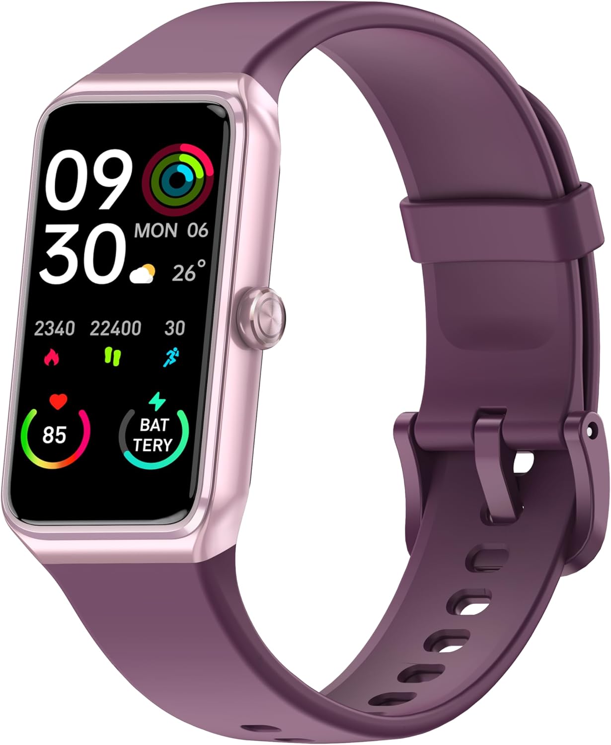 Fitness Tracker with Step Counter/Calories/Stopwatch, Activity Tracker, Health Tracker with Heart Rate Monitor, Sleep Tracker,1.47 Touch Color Screen, Pedometer Watch for Women Men