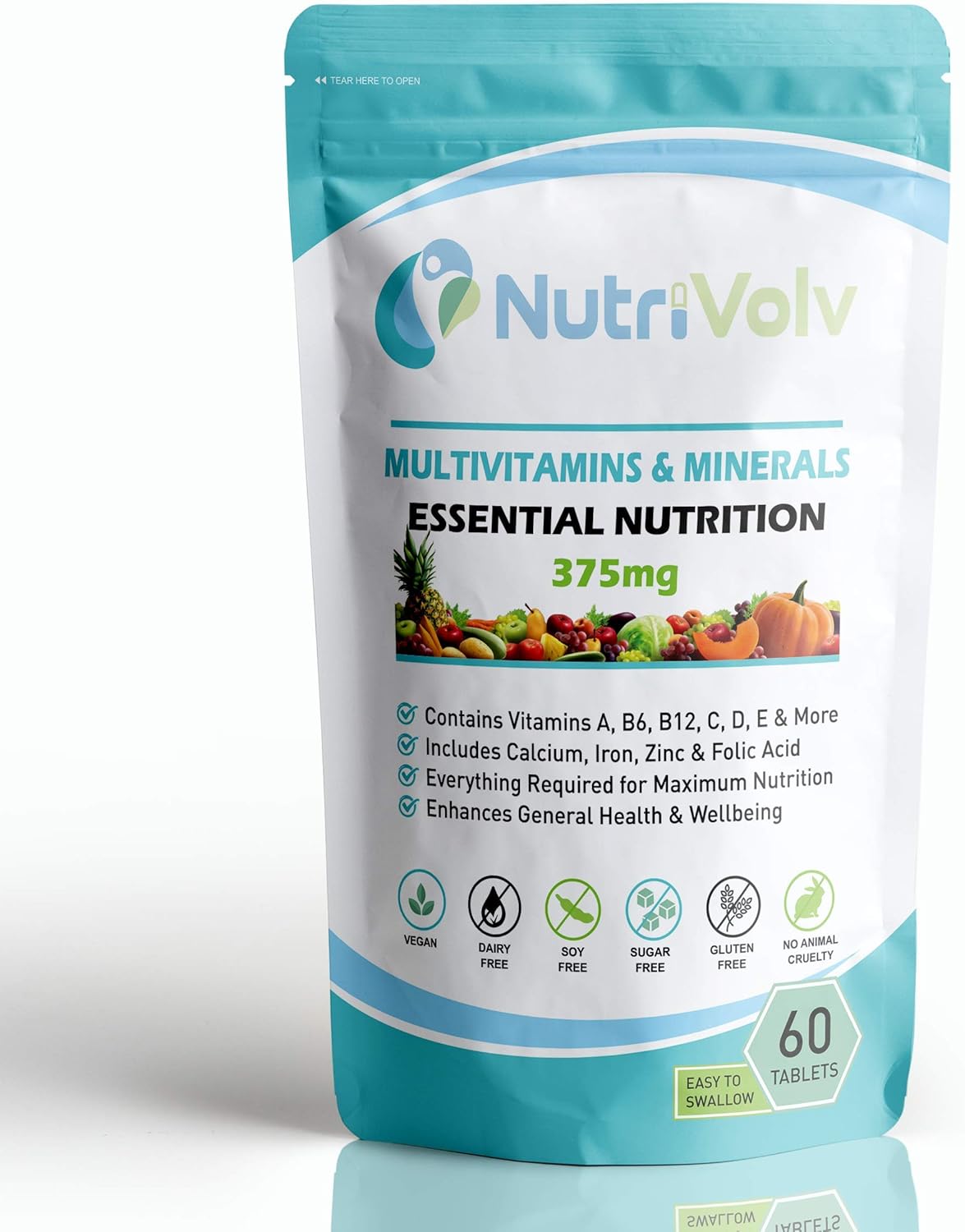 Multivitamins & Minerals Supplements to Boost Energy, General Health & Essential Nutrition | One A Day | 60 Tablets