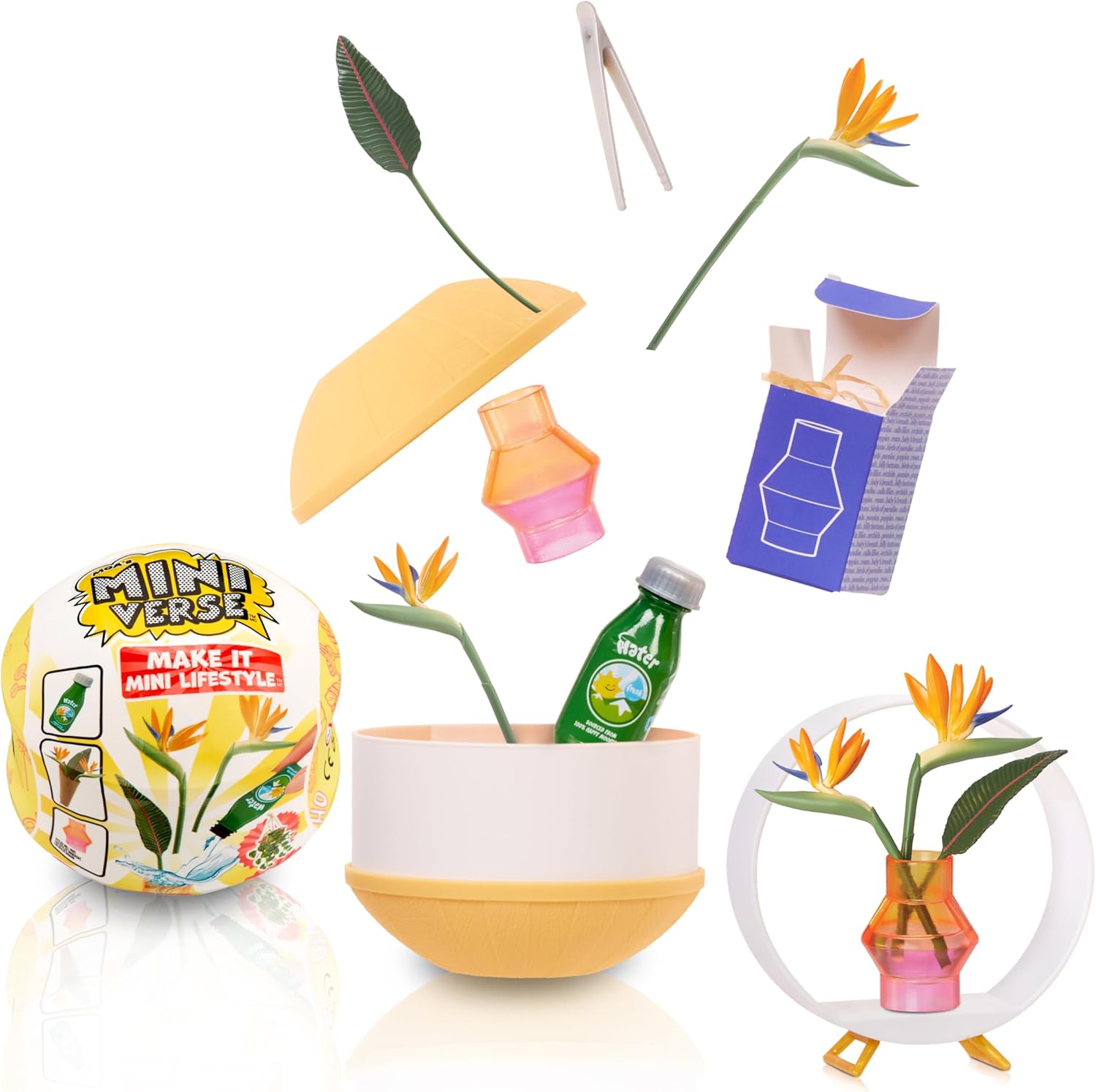 MGA's Miniverse Make It Mini Lifestyle - Home Series 1 - Plants, Birdhouses, Bouquets - Mini Replica Collectibles in Blind Packaging - DIY, Resin Play - NOT EDIBLE - For Collectors Ages 8+ Multicolor