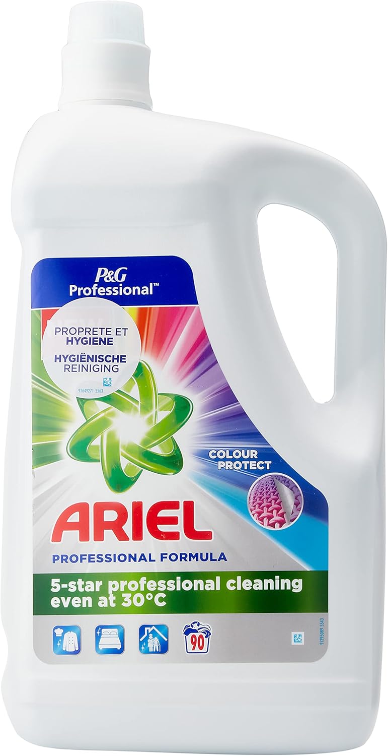 Ariel - Professional Colour Liquid Detergent, 90 Washes - 4950 ML