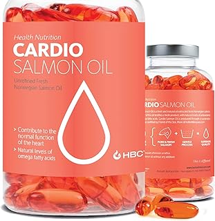 High Strength Omega 3 Fish Oil - 1000mg, Norwegian Salmon Oil with EPA, DHA & Astaxanthin, No Burping or Aftertaste, Omega 3 Fatty Acids Supplement for Eye, Brain & Heart - 90 Capsules