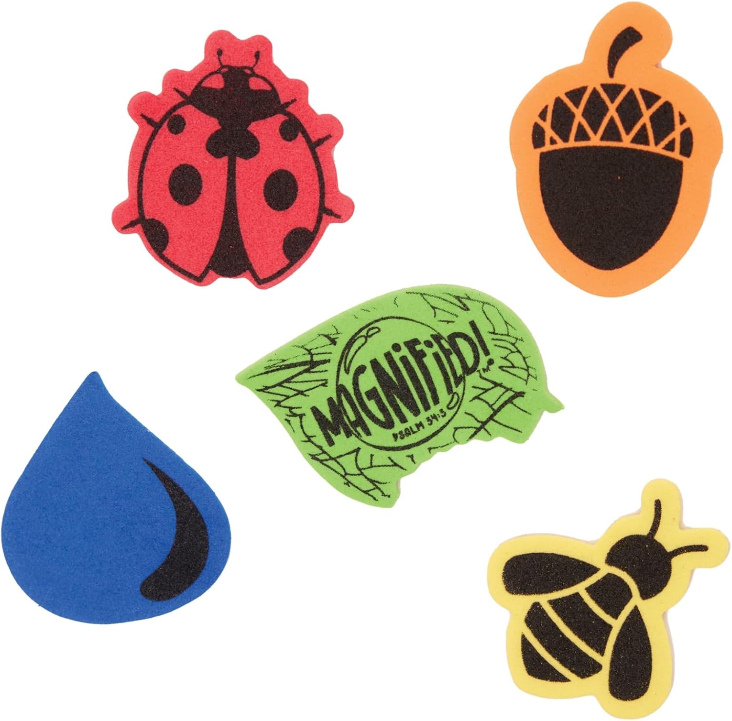 Lifeway Kids VBS 2025 Magnified! Sticky Foam Shapes (Package of 150 Pieces)