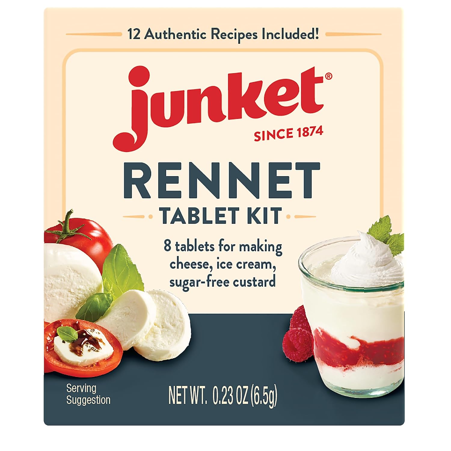 Junket Rennet Tablets 0.23oz Box (8 Tablets)