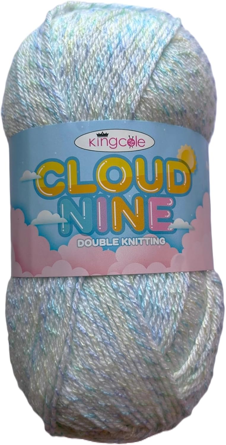 King Cole Cloud Nine Double Knit Yarn 100g (5442 Aqua Skies)