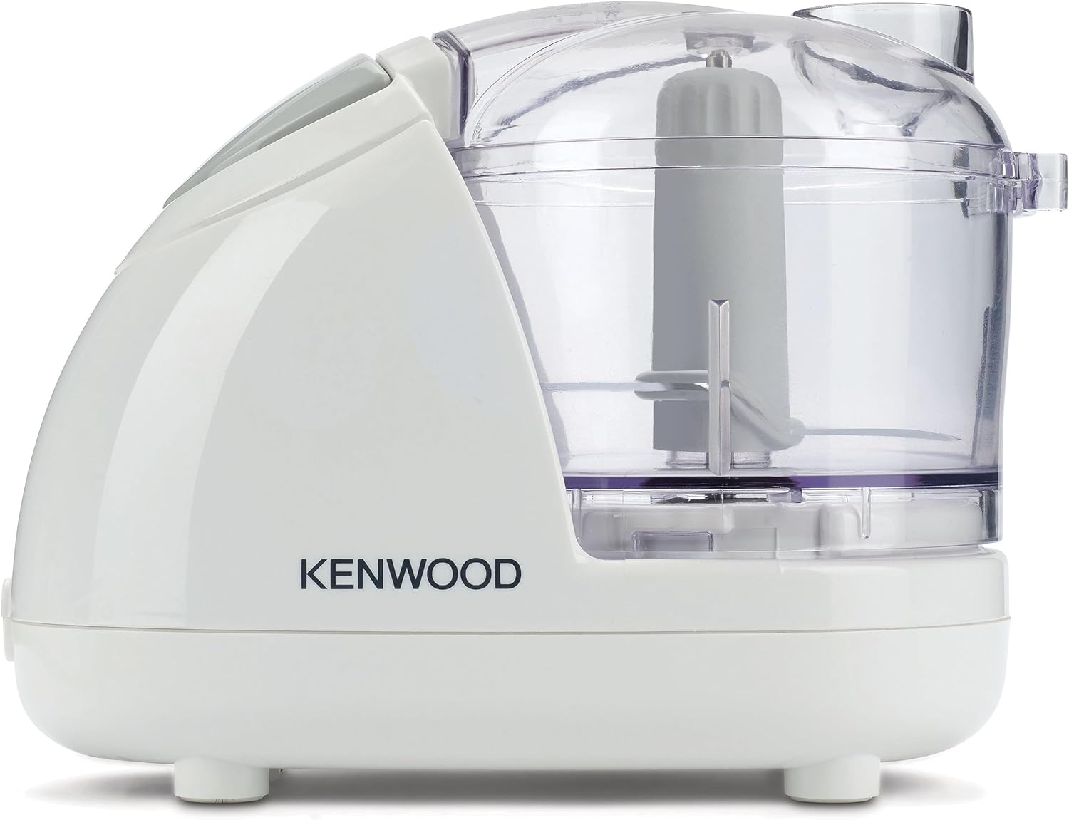 Kenwood Mini Chopper, 0.35 Litre Dishwasher Safe Bowl, 2 Speeds, Rubber Feet for Food Chopper Stability, 300 W, CH180B, Assorted