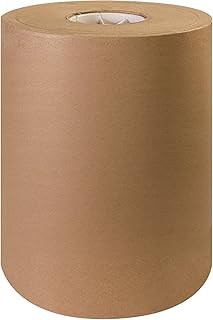 AVIDITI Shipping Paper Roll 12"L, 1-Pack | Large Kraft Paper Roll for Packing, Moving and Storage