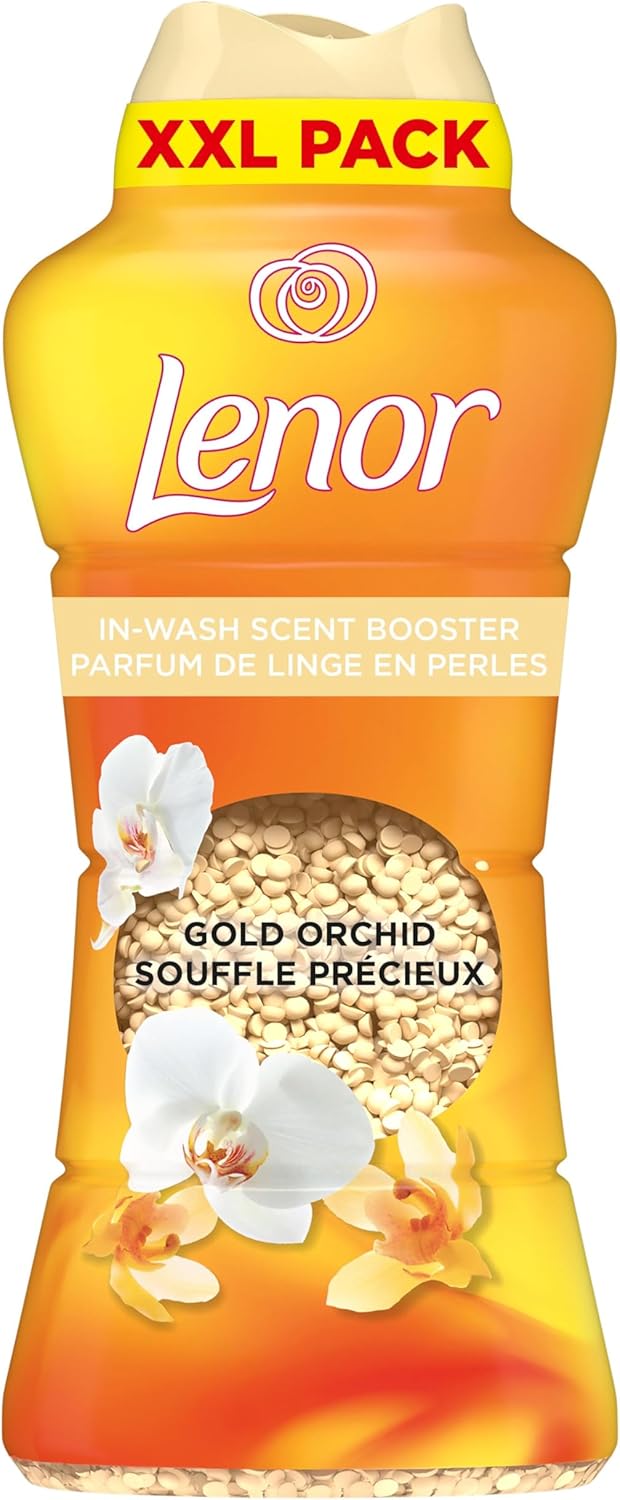 Lenor Laundry Perfume Scent Booster 735g, Gold Orchid, Non-stop Freshness Up To 12 Weeks In Storage