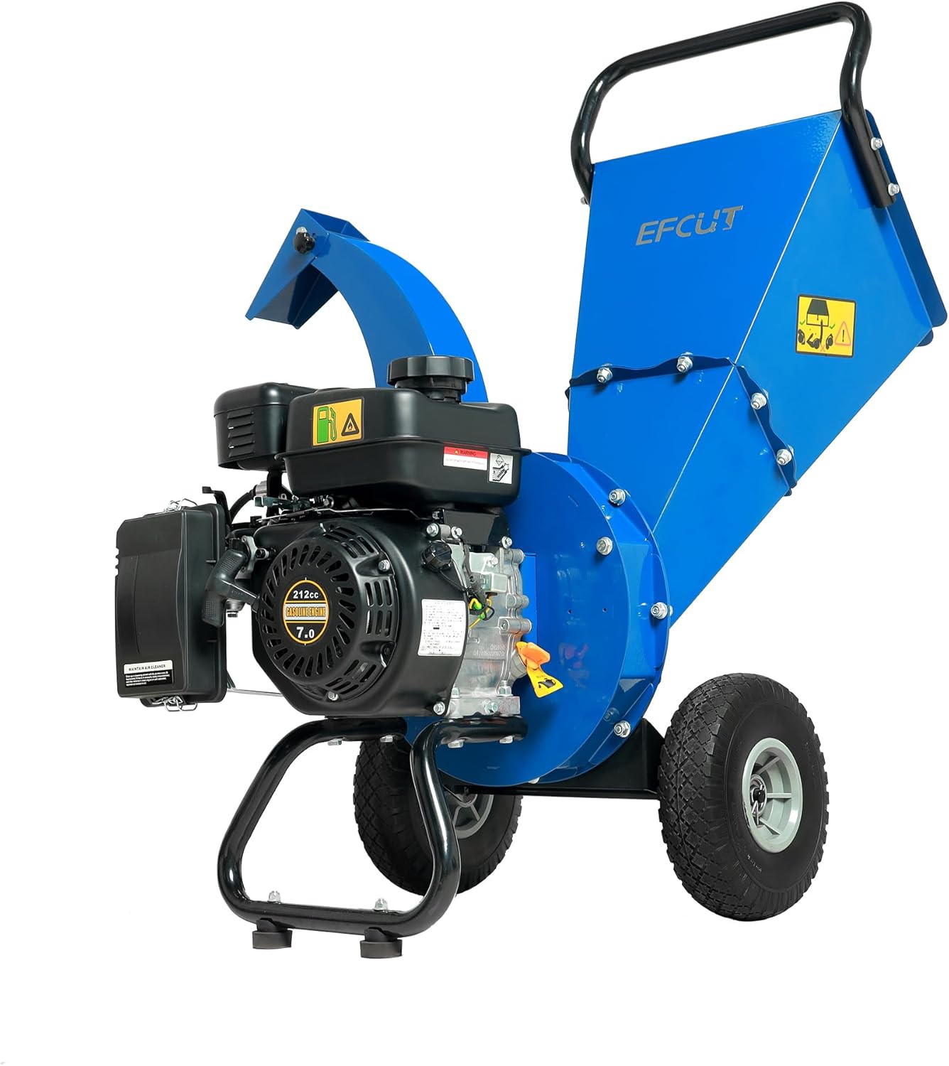 C30 LITE Wood Chipper Shredder Mulcher Heavy Duty 7 HP 212cc Gas Powered 3 Inch Max Capacity 1-Year Warranty After Product Registration (Blue)