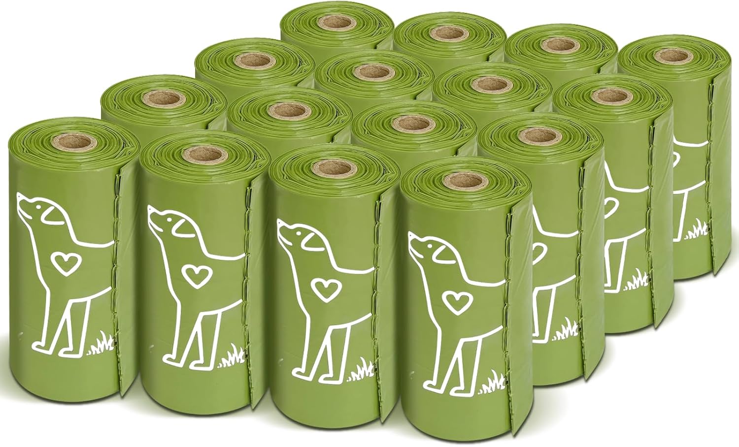 240 Count Unscented 13” x 9” Dog Waste Bags Rolls, Leakproof Strong & Sturdy Bags for Dogs, Doggie Bags Cats Litter Bags,Trash Bags for Doggy Pets