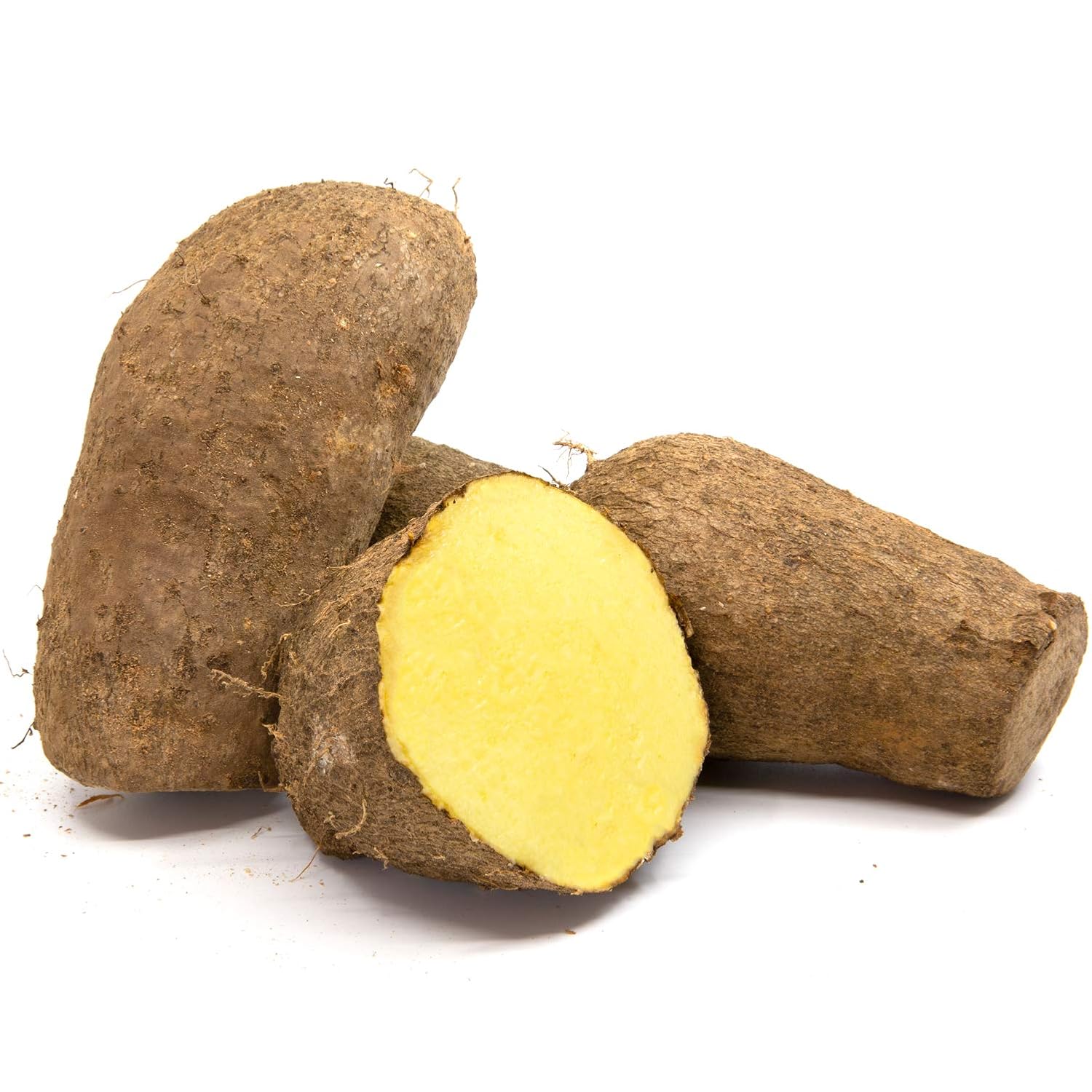 Since 1979 Congo Fresh Yellow Yam Jamaican, 5 Pound Box, 6 Pound (Pack of 1)