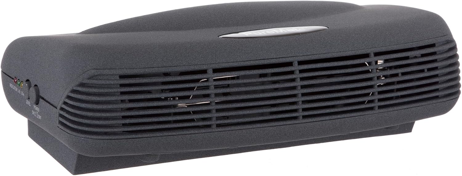 PureMate Ionic Air Purifier with Ioniser Protecting Against Airborne, Allergens, dust Pollen, Asthma Allergies, Personal Desktop Air Cleaner for Home or Work, Eliminates All Germs, 6 Watts