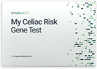 Celiac Risk Gene Test, Check HLA Genetic Risk Factors for Celiac Disease at Home, Easy to Use Mouth Swab Test, Ages 2+