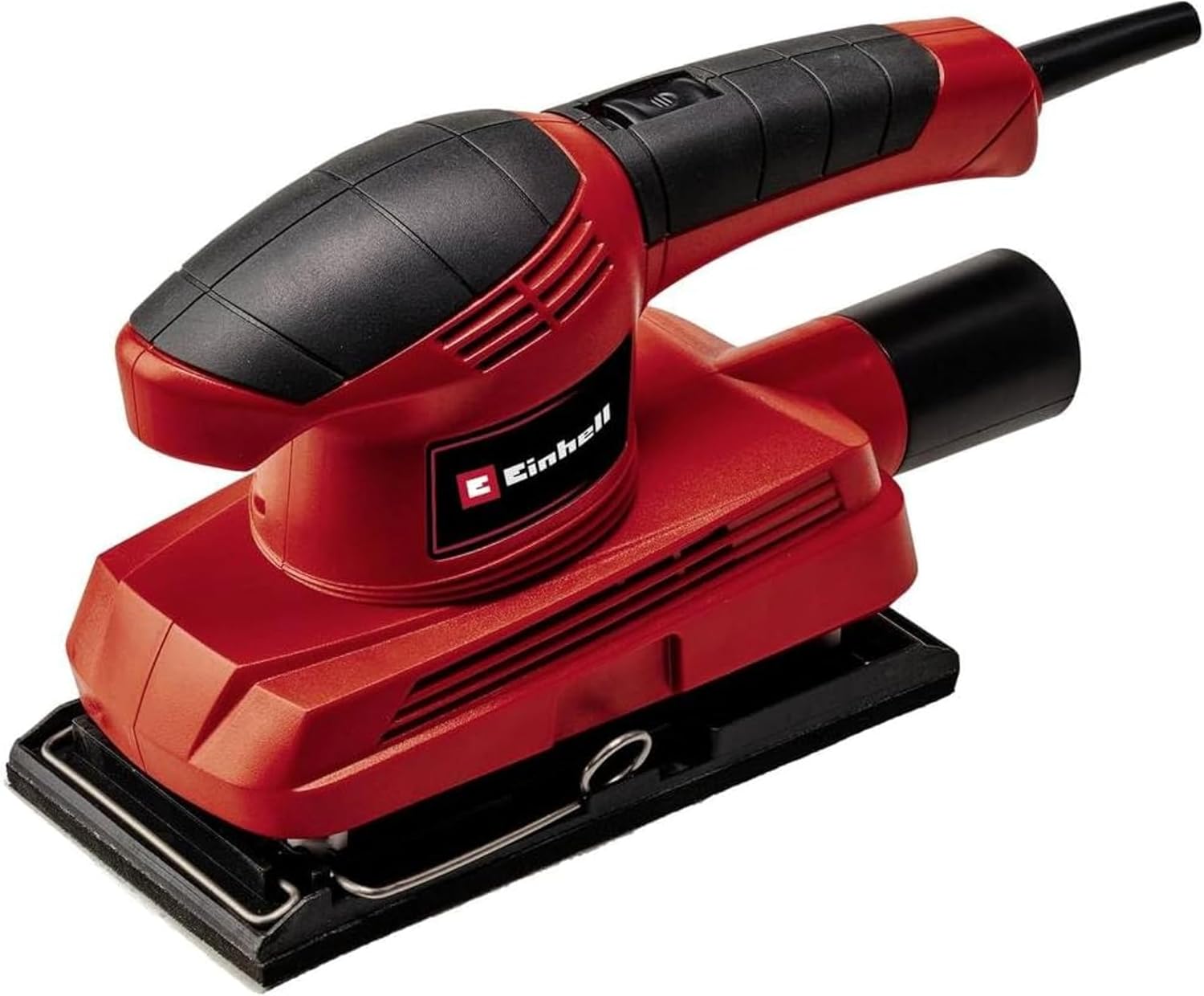 Einhell orbital sander TC-OS 1520 (150W, 23,000 rpm vibration rate, hook and loop adhesion and clamping device, dust extraction adapter, incl. 3 pcs. sandpaper)
