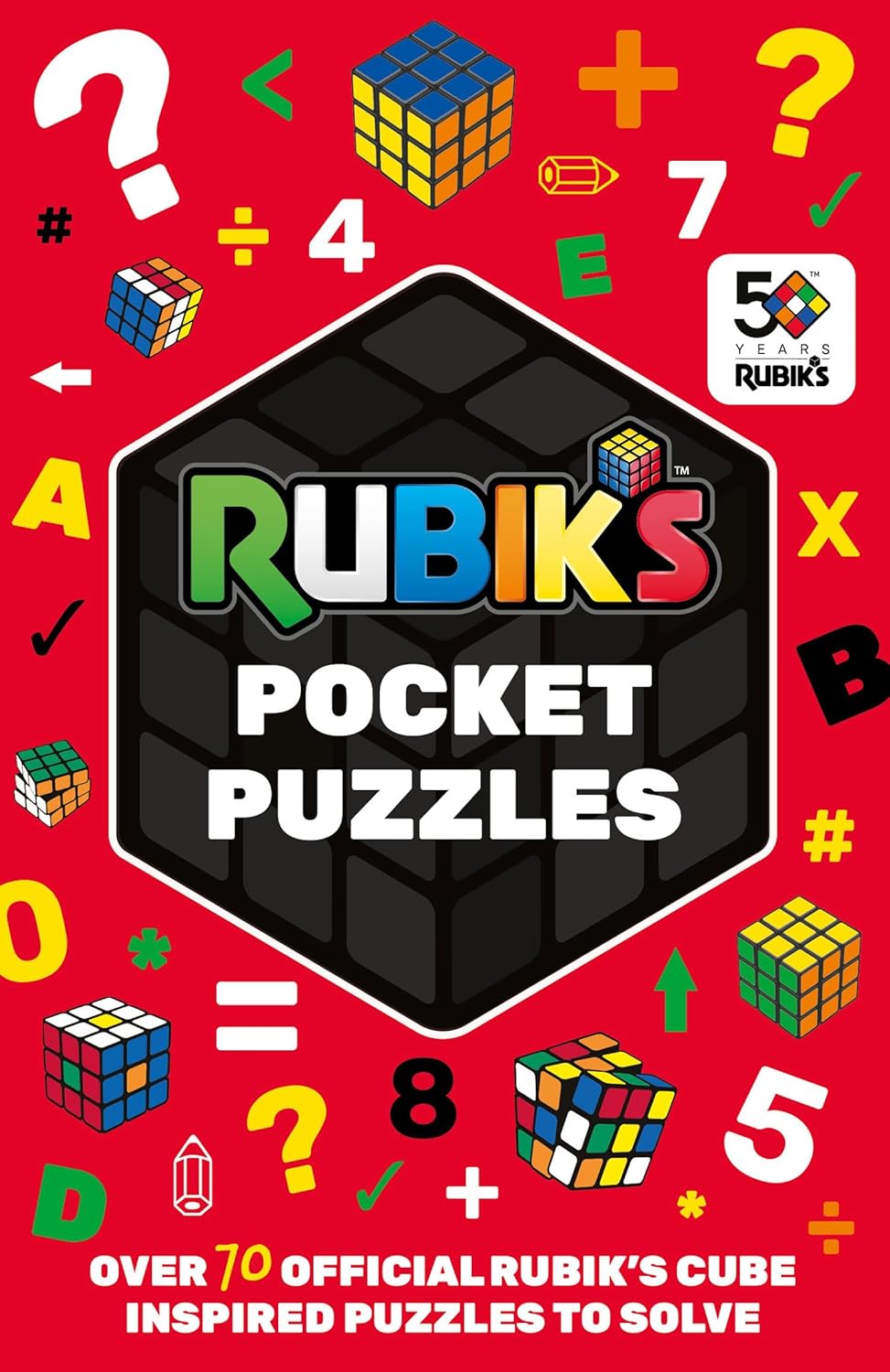 Rubik’s Cube: Pocket Puzzles: Brand new puzzle book filled with over 70 brainteasers and games! Perfect for kids aged 7, 8, 9, 10