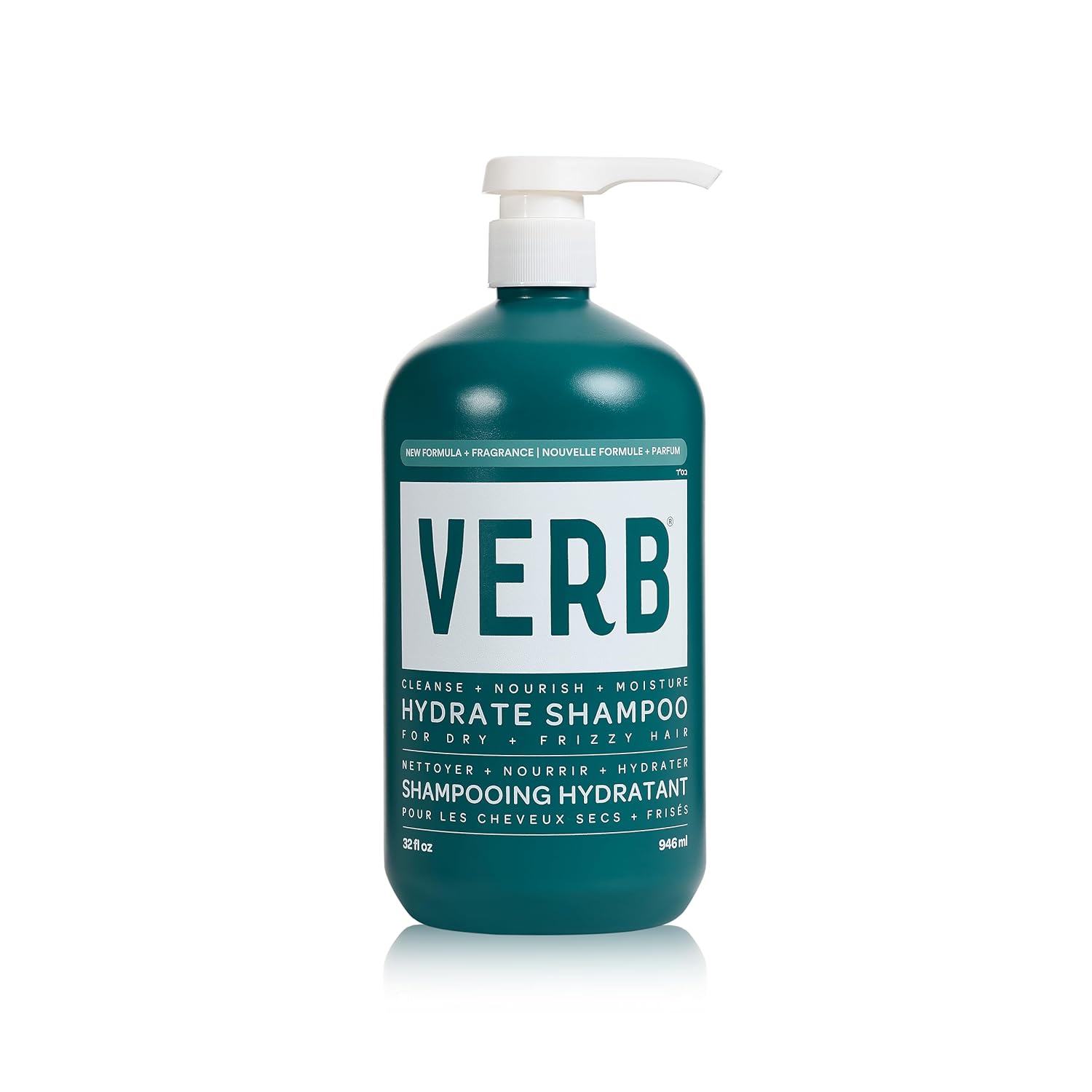 VERB Hydrate Shampoo Cleanses Dry and Frizzy Hair to Reduce Frizz and Add Moisture to Hair