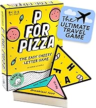 P for Pizza Board Game: Build a Giant Pizza Before Anyone Else Family Travel Game Great for Adults and Kids | Perfect for Holidays and Camping