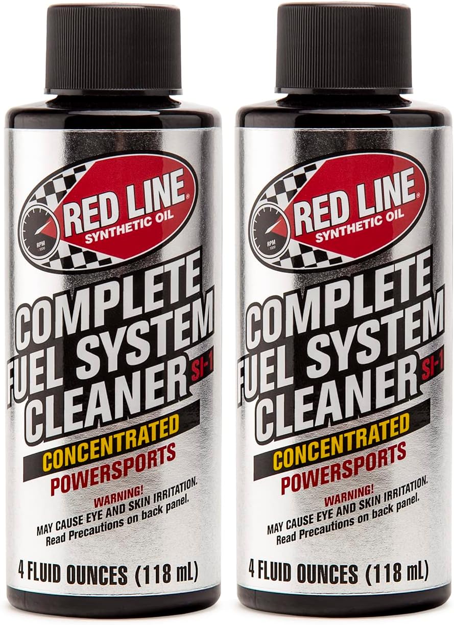 Red Line 60102 Complete Powersports Fuel System Cleaner - 4 Ounces (2 Pack)