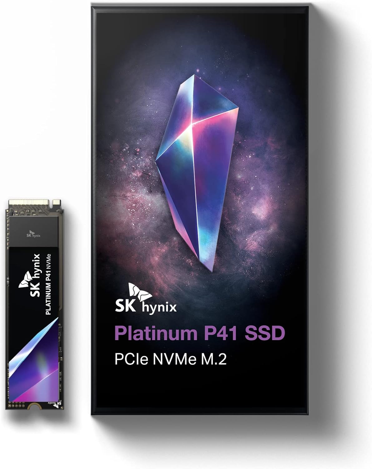 SK hynix Platinum P41 2TB PCIe NVMe Gen4 M.2 2280 Internal Gaming SSD, Up to 7,000MB/S, Compact SSD Form Factor - Solid State Drive with 176-Layer NAND Flash