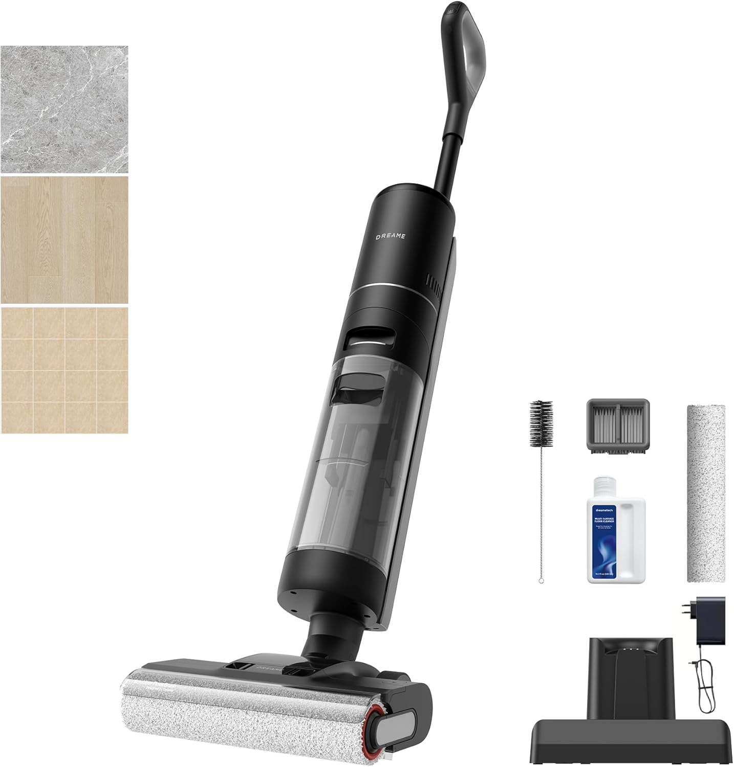 dreame G10 Pro Wet Dry Vacuum Cleaner, Vacuum Mop All in One with Auto Self-Cleaning, Floor Cleaner Machine for Hard Floor, 35 Mins Runtime, Edge Cleaning, Self-Propelled Vacuum Mop Combo