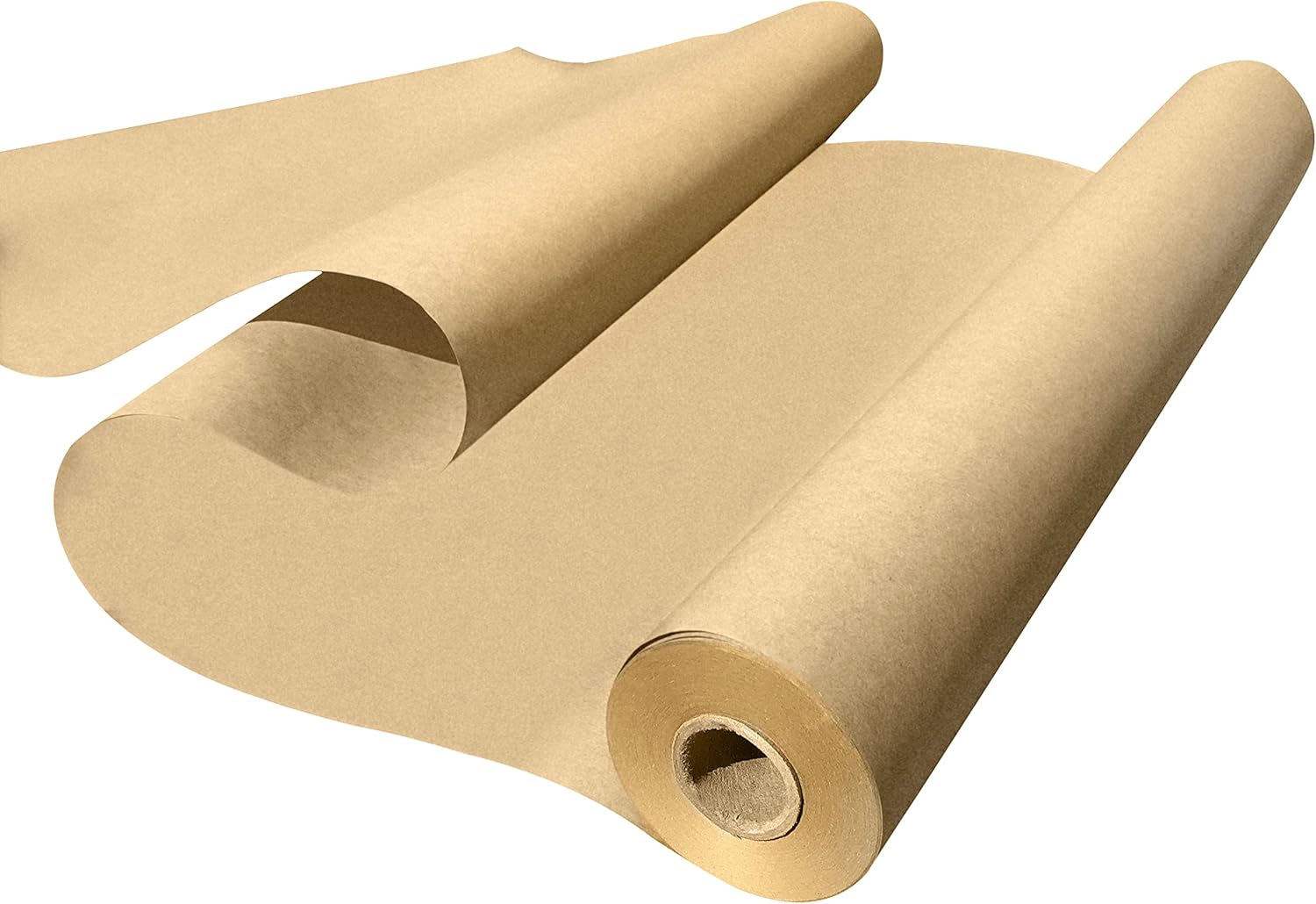 Made in USA Kraft Paper Wide Jumbo Roll 48" x 1200" (100ft) Ideal for Gift Wrapping, Art, Craft, Postal, Packing, Shipping, Floor Protection, Dunnage, Parcel, Table Runner, 100% Recycled Material