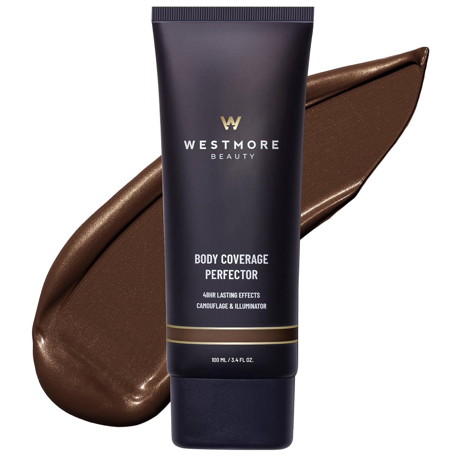 Westmore Beauty Body Coverage Perfector – Waterproof Leg & Body Makeup/Bronzer For Women - Best Tattoo Cover Up Makeup & Tattoo Concealer - 3.4 Oz Rich Radiance
