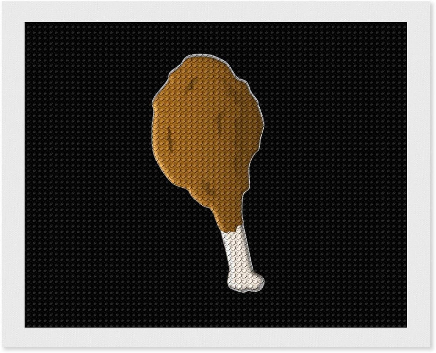 Chicken Legs Full Round Drill Diamond Art Kits Accessories Craft Home Wall Decor 16"x20"