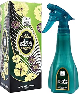 NASEEM Sadaat Air Freshener with composition of Fruity Floral Musk | Room Spray | Odor Eliminator | Car Air Fresheners | Alcohol Free | Small Spaces Air Freshener | Luxury Home Fragrance 10.14 Fl Oz