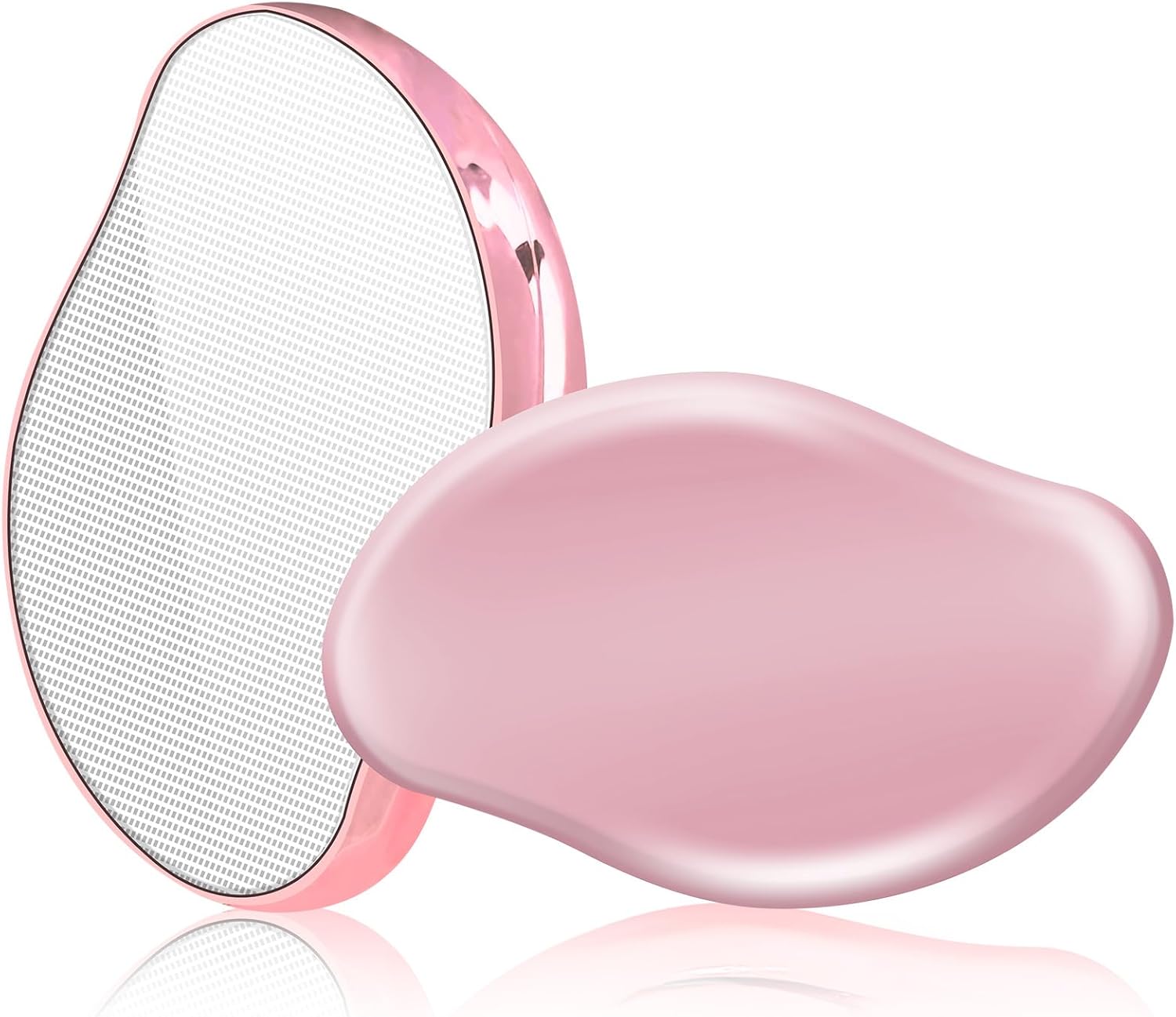 Crystal Hair Eraser for Women and Men, Reusable Crystal Hair Remover Magic Painless Exfoliation Hair Removal Tool, Magic Hair Eraser Device for Back Arms Legs (Pink)