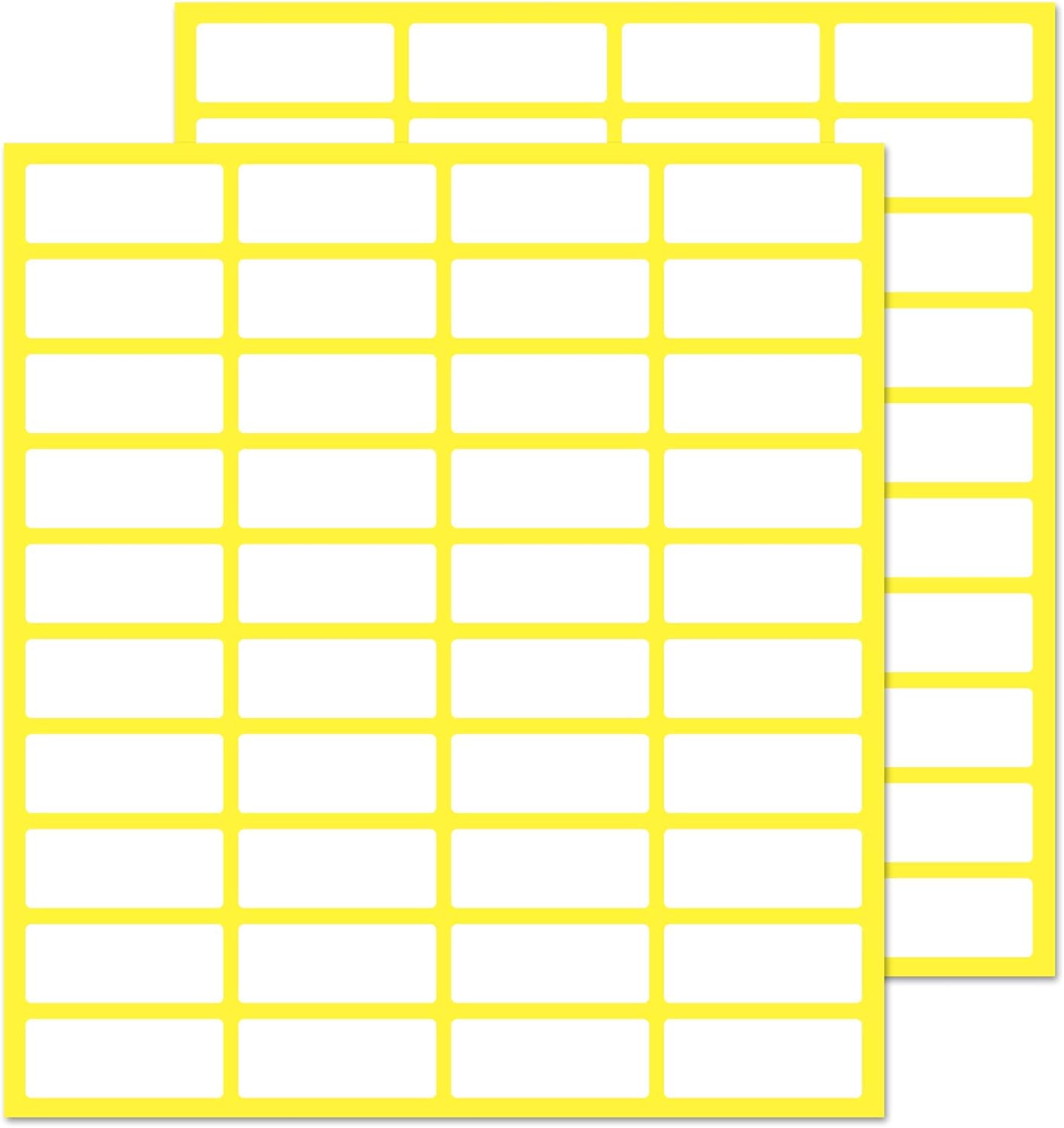 1000 Pieces, 20 x 8 mm - Small Sticky Labels Stickers to Write on, White Price Stickers