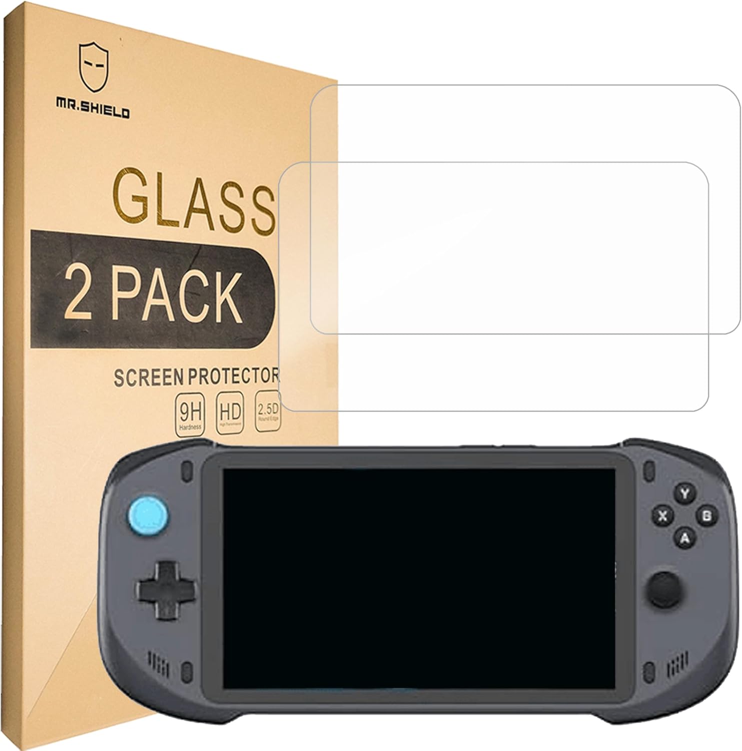 Mr.Shield Screen Protector compatible with Abxylute One/One Pro Cloud [Tempered Glass] [2-PACK] [Japan Glass with 9H Hardness]