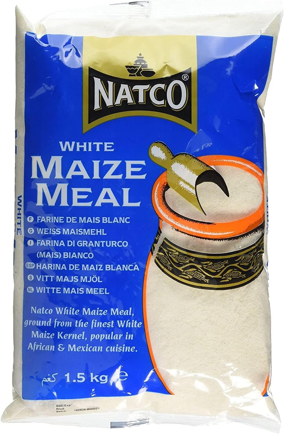 Natco White Maize Meal 1.5kg