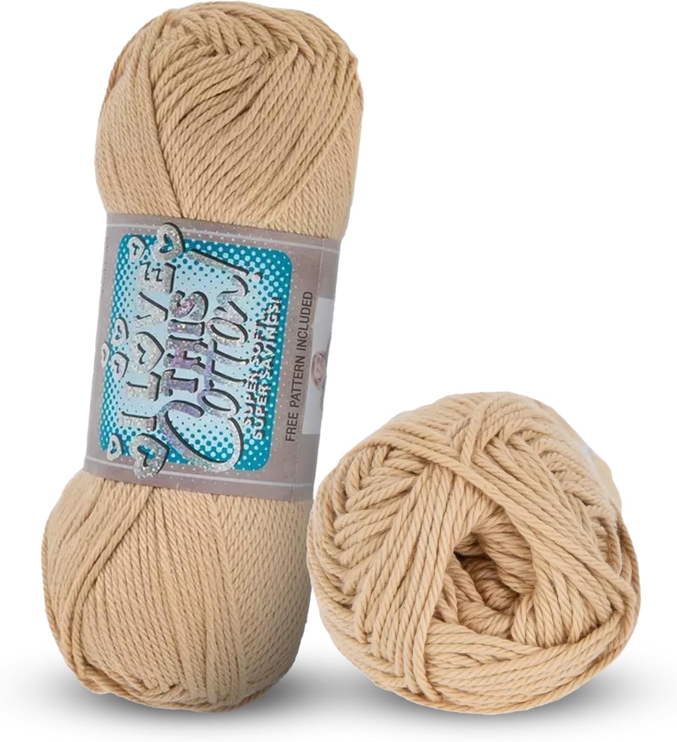 I Love This Cotton Medium Yarn for Crocheting & Knitting – Soft Yarn Skein – 180 Yards of 100% Cotton Yarn for Crocheting Blankets, Hats, & More – DIY Handcrafting Accessories