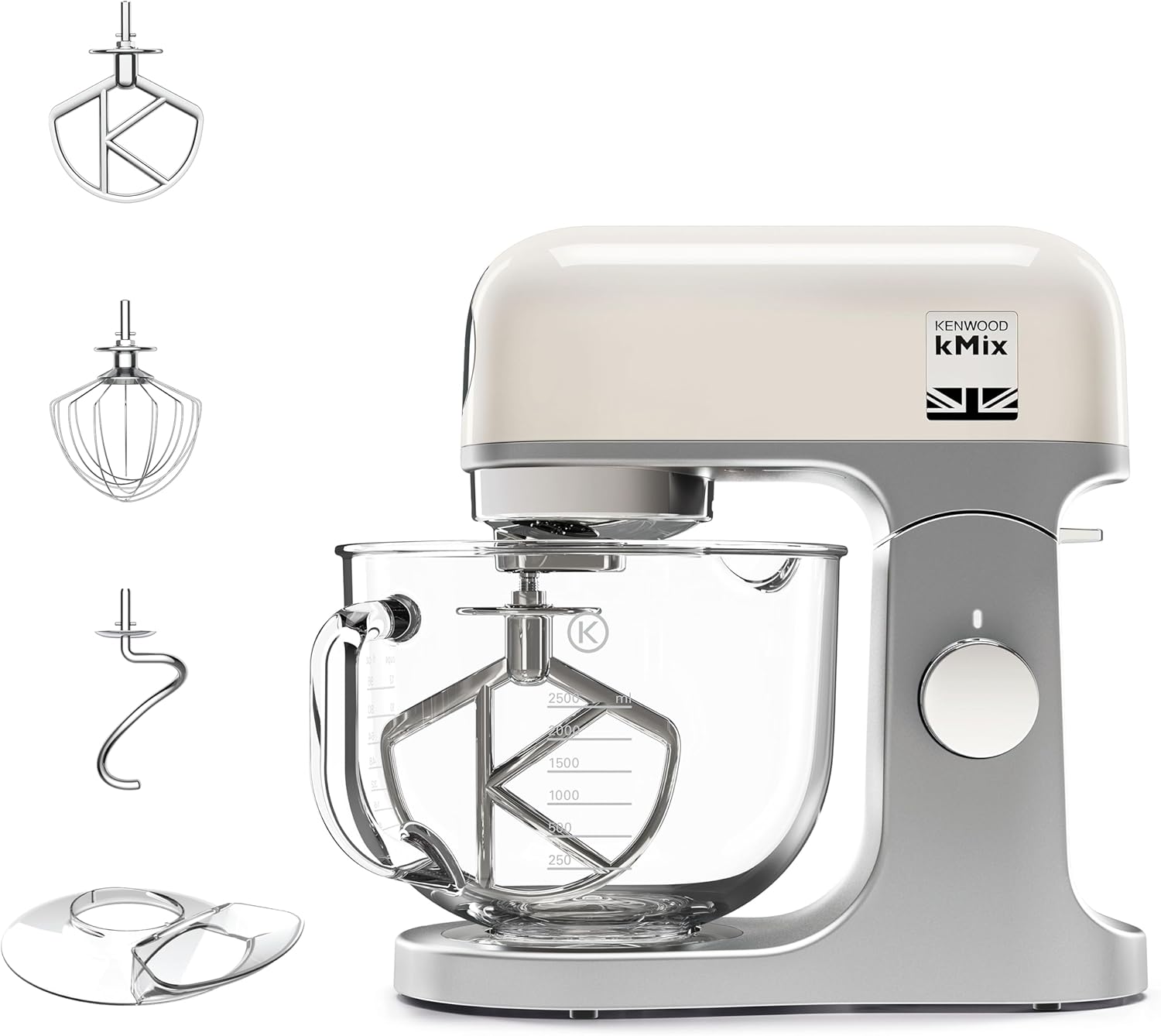 Kenwood KMX754CR KMIX 1000Watts Stand Mixer 6-Speeds Cream