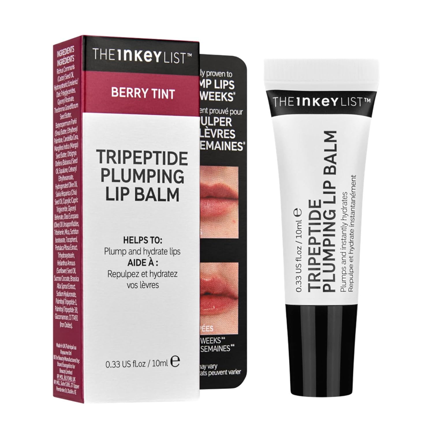 Tripeptide Plumping Lip Balm, Berry, 10ml