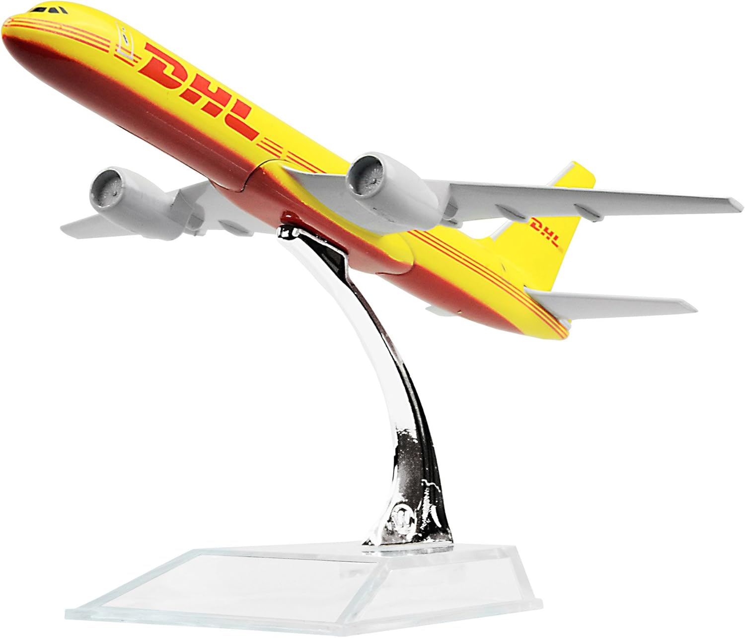 LEX ES Diecast Airplane 1:400 DHL B757 Metal （16cm） Plane Model Office Decoration or Gift