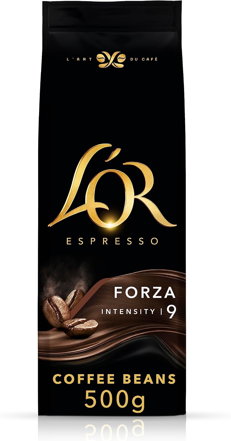 L'OR Espresso Forza Coffee Beans 500g Intensity 9