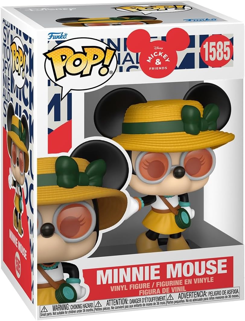 Funko Pop Disney: Mystery Mini Fest;Minnie Mouse - Disney Standard Characters - Collectable Vinyl Figure - Gift Idea - Official Merchandise - Toys for Kids & Adults - Cartoon/Animation Fans