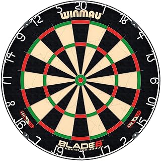 WINMAU Darts Blade 6 Professional Bristle Dartboard with Official Tournament Specifications | Endorsed by The PDC
