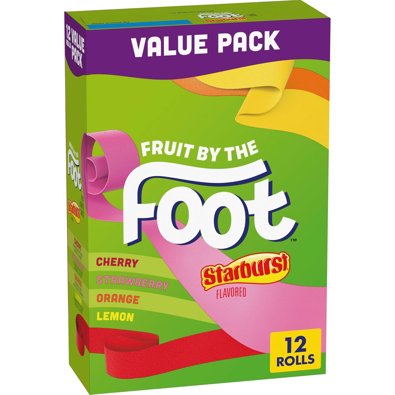 Fruit by the Foot Fruit Flavored Snacks, Starburst, Variety Pack, 12 ct
